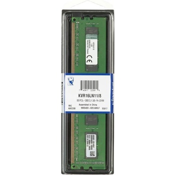 Kingston Value DDR3 8GB 1600MHz CL11 KVR16LN11/8