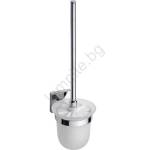 Bemeta Четка за WC 9, 5x36 см сребриста/бяла (BD0007)