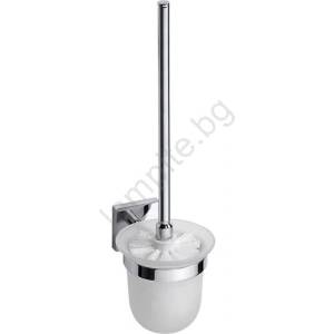 Bemeta Четка за WC 9, 5x36 см сребриста/бяла (BD0007)