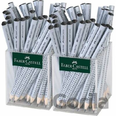 Faber-Castell Grip Jumbo/ B strieborná 36+36 ks