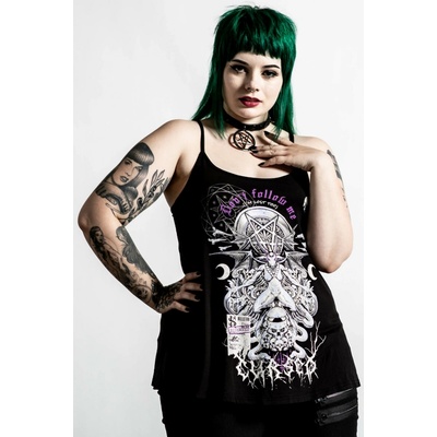 Killstar Cursed Mesh Čierna