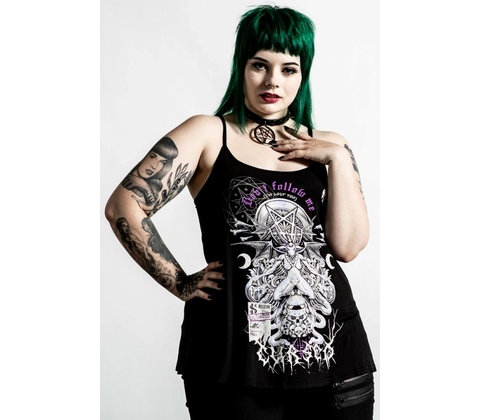 Killstar Cursed Mesh Čierna