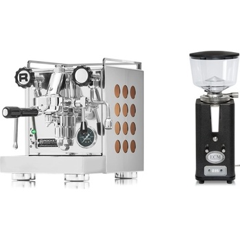 Set Rocket Espresso Appartamento Copper + ECM S-Automatik 64