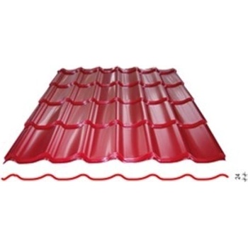 Satjam Roof Classic 0,6 mm Alumat červená 1 m²
