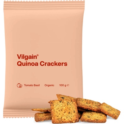 Vilgain Quinoa krekry BIO paradajka s bazalkou 100 g