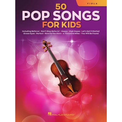 50 Pop Songs for Kids viola 50 dětmi oblíbených písniček – Zboží Mobilmania