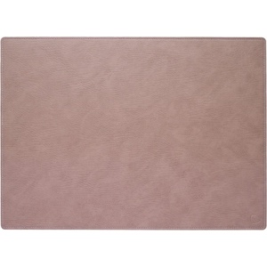 LIND DNA Подложка за бюро SQUARE BULL 44 x 64 см, топло сив / бял, кожа, LIND DNA (LIND990463)