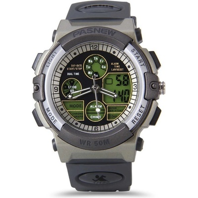 narmart Часовник за Тийнейджери Pasnew PSE048В Сив (261666_Сив)