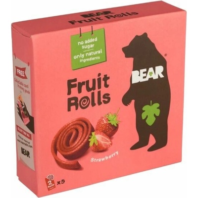 Grizly Bear Fruit Rolls Strawberry Jahoda 5 x 20 g