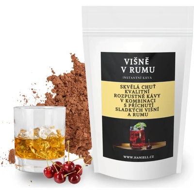 Haniell Rozpustná káva Višne v rume 25 g