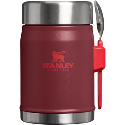 Stanley Termoska na jedlo s lyžičkou vidličkou The Legendary Classic Food Jar 400 ml Cranberry