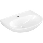Villeroy & Boch O. novo - Умивалник 60x46 см, без преливник, отвор за смесител, CeramicPlus, алпийско бяло 4A4061R1 (4A4061R1)