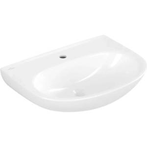 Villeroy & Boch O. novo - Умивалник 60x46 см, без преливник, отвор за смесител, CeramicPlus, алпийско бяло 4A4061R1 (4A4061R1)