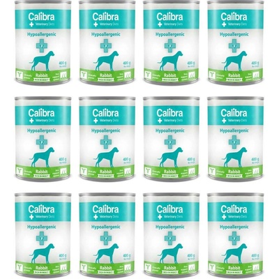 Calibra Veterinary Diets Dog Hypoallergenic Rabbit & Insect 12 x 400 g