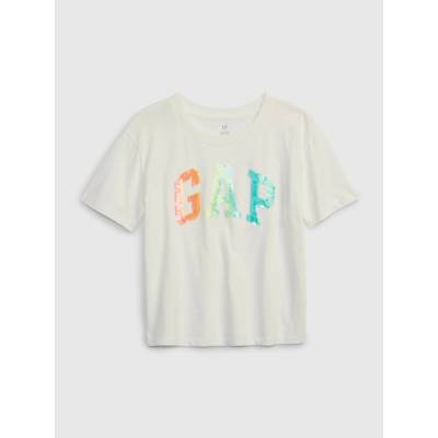 Gap dětské tričko organic logo Bílá