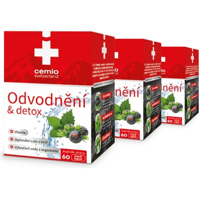 Cemio Odvodnenie & Detox 3× 60 kapsúl