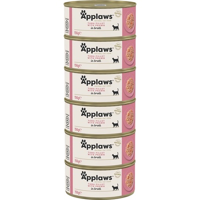Applaws Cat Tuňák s krevetami 6 x 156 g