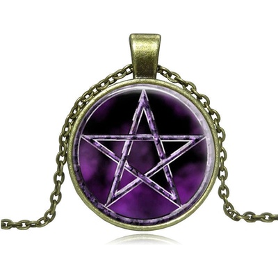 Origoska Řetízek supernatural (lovci duchů) pentagram PT11 Bronzová