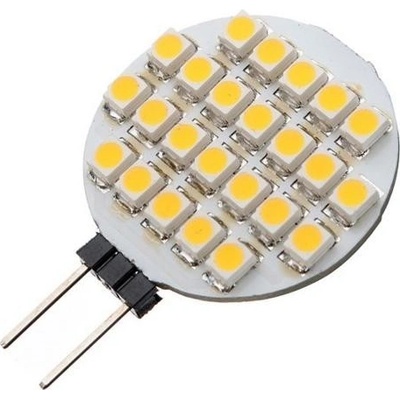 LED21 LED žárovka 2,4W 24xSMD1210 G4 200lm 12V DC Studená bílá