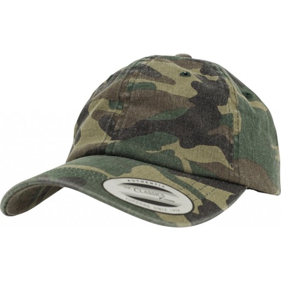 Flexfit Low Profile Camo Washed Cap wood camo