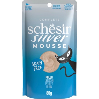 Schesir Cat Silver Senior kuře 80 g