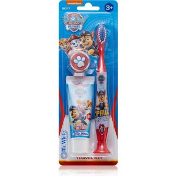 Nickelodeon Paw Patrol Travel Kit Комплект за дентална грижа за деца 3y+ Soft