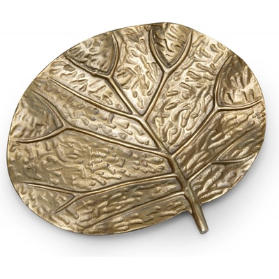 Eurofirany kovový podnos Karen 09 27X23cm zlatý