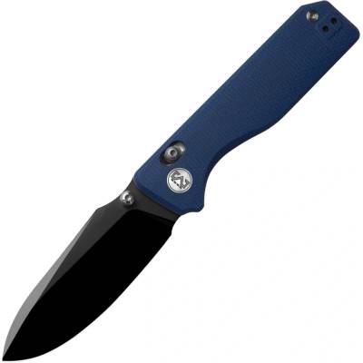 Miguron Knives Vane II 3.25 Satin M390 With DLC Blade Blue Micarta Handle MGR825ABU