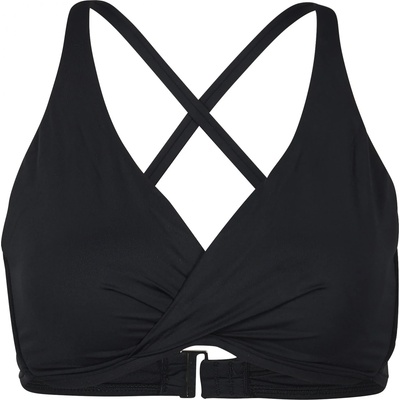 Seafolly Дамско бикини горнище Seafolly Women's Collective Wrap Front F Cup Bra Bikini top - Black - размер 44 (EU) (150-2121-0116)