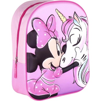 Cerda batoh Minnie Mouse Unicorn 3D růžový