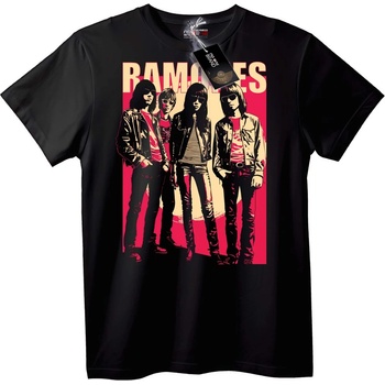 NOONEBRAND Тениска на Ramones - M, Black