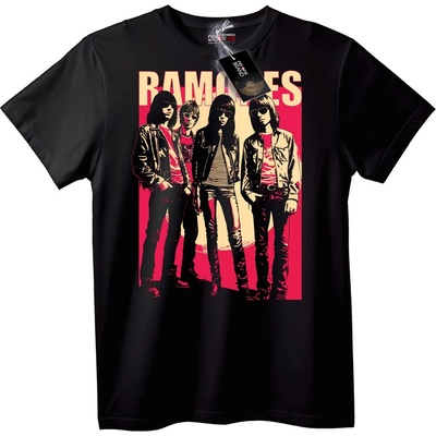 NOONEBRAND Тениска на Ramones - M, Black