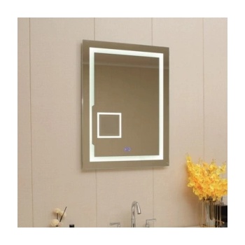 Inter Ceramic Огледало с лед осветление Настя 60х80 см, нагревател и козметично огледало (icl 1899)