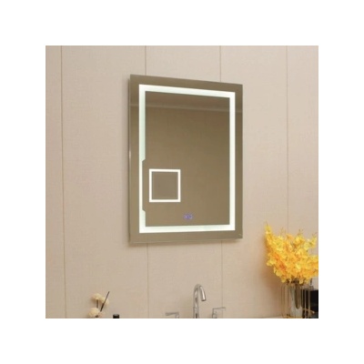 Inter Ceramic Огледало с лед осветление Настя 60х80 см, нагревател и козметично огледало (icl 1899)