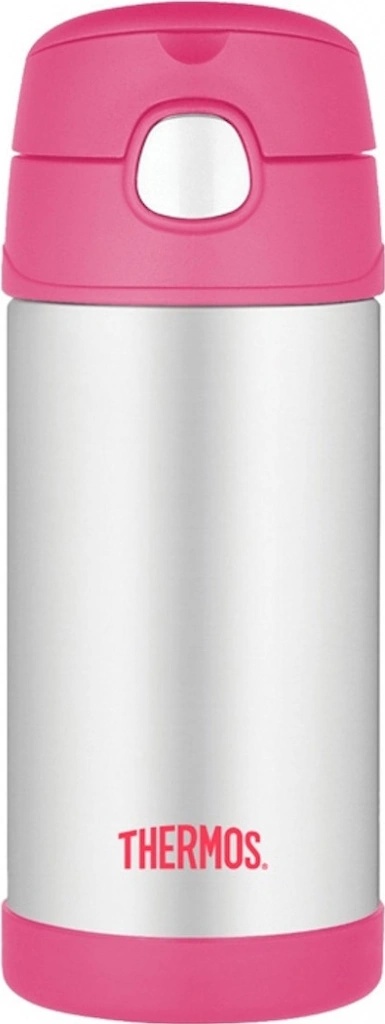 Thermos FUNtainer dětská termoska 355 ml stříbrná / růžová