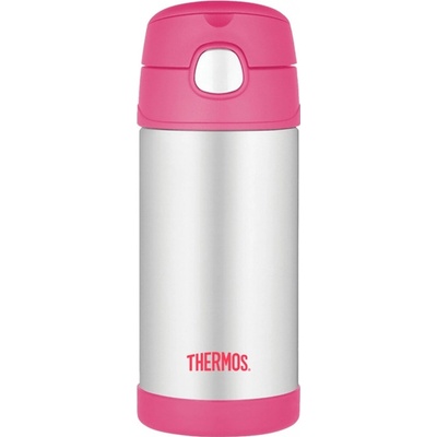 Thermos FUNtainer dětská termoska 355 ml stříbrná / růžová