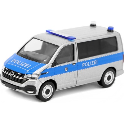 Herpa Volkswagen T6.1 Polizei šedá metalíza 1:87
