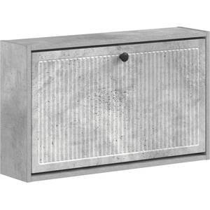 vidaXL Стенно шкафче за обувки EDE 71 x 17 x 43 см Инженерна дървесина (895968)