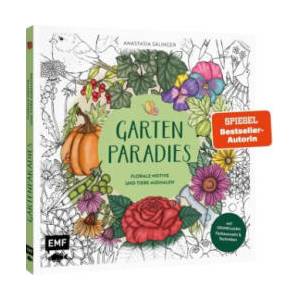 Gartenparadies - Florale Motive und Tiere ausmalen (2025)