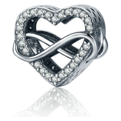 P&J Jewellery Stříbrný přívěsek Nekonečná láska SB20