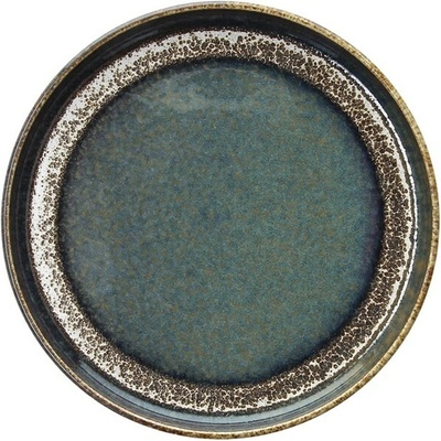 Tognana Edge Blue Brown Talíř dezertní zvýšený okraj 20 cm porcelán
