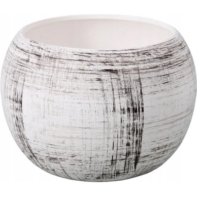 Ceramicus Květináč keramika bílý 23 x 16 cm