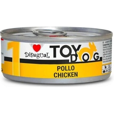 Disugual Toy Dog Chicken - за мини и малки породи кучета с пиле - 85 гр