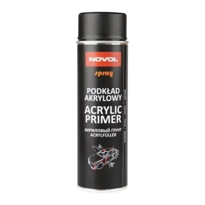 NOVOL SPRAY ACRYL PRIMER - Čierny akrylový základ v spreji 500ml