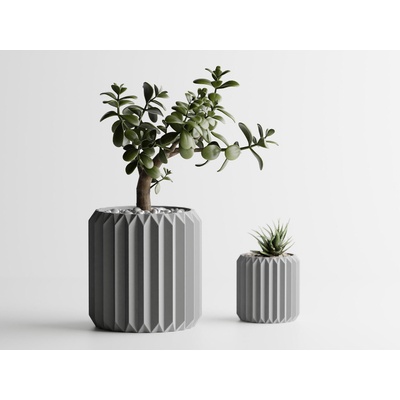 Кашпа Florida светлосив мат