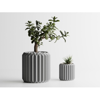 Кашпа Florida светлосив мат