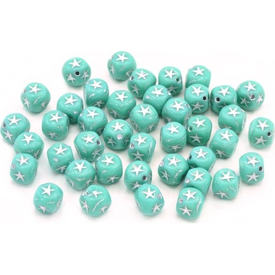 Glass beads, s.r.o. Kostičky 11100048 7 mm 63130/54201 Balení: 300ks