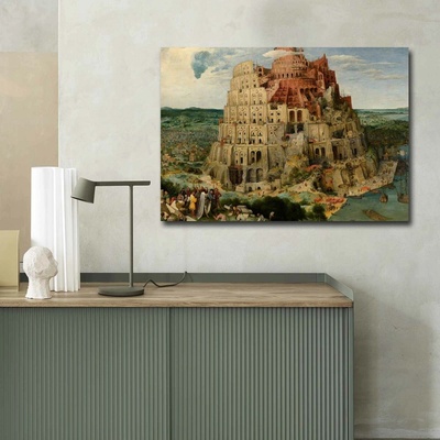 ASIR Obraz na plátně Pieter Bruegel – Velká věž Babilonská