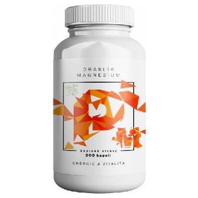 BrainMax Draslík a Magnesium, Draslík citrát + Hořčík malát 200 kapslí