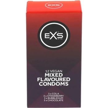 EXS Condoms 12 бр. Ароматни презервативи EXS Mixed Flavoured